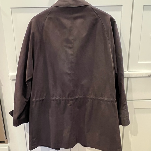 Vintage Barneys New York Mens Size M Rain/Trench Style Jacket in Off Black - Picture 2 of 15